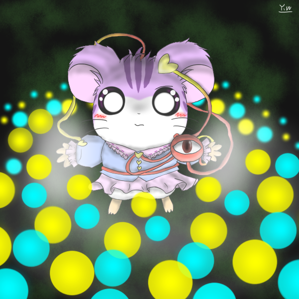 komeiji satori (touhou and 1 more) drawn by y.w_(works)