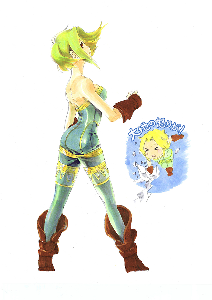 monk (final fantasy and 1 more) drawn by jolin0323