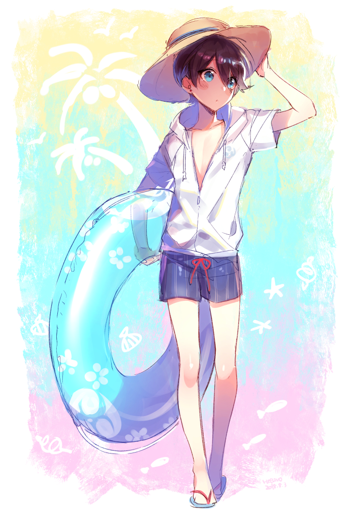 horikawa kunihiro (touken ranbu) drawn by hebino_rai