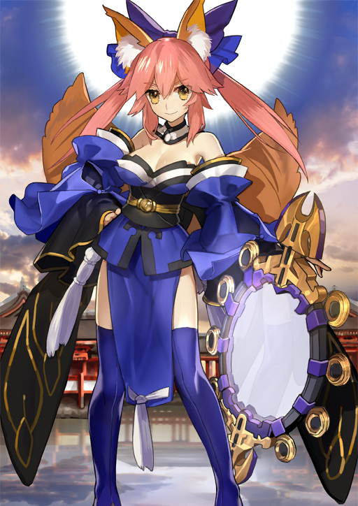 tamamo and tamamo no mae (fate and 1 more) drawn by wada_arco