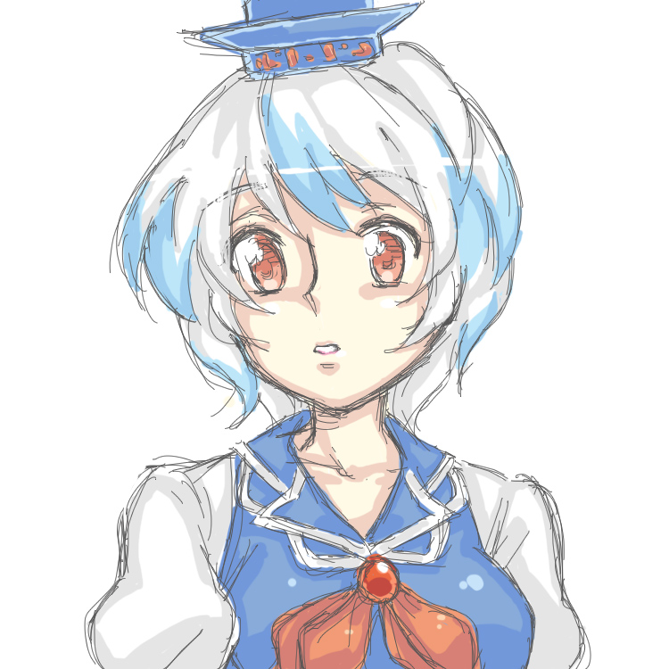 kamishirasawa keine (touhou) drawn by yuusha-chan_(gassaku_no_hito)