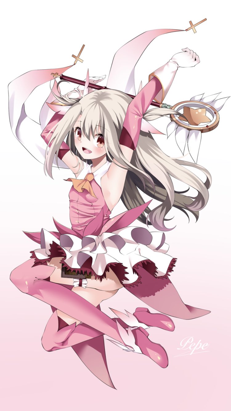 illyasviel von einzbern, prisma illya, and magical ruby (fate and 1 more) drawn by pei_iriya