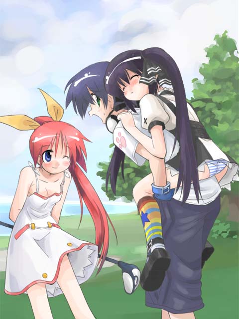 kooh, hana, and nuri (pangya) drawn by lee_byung_hee and suka