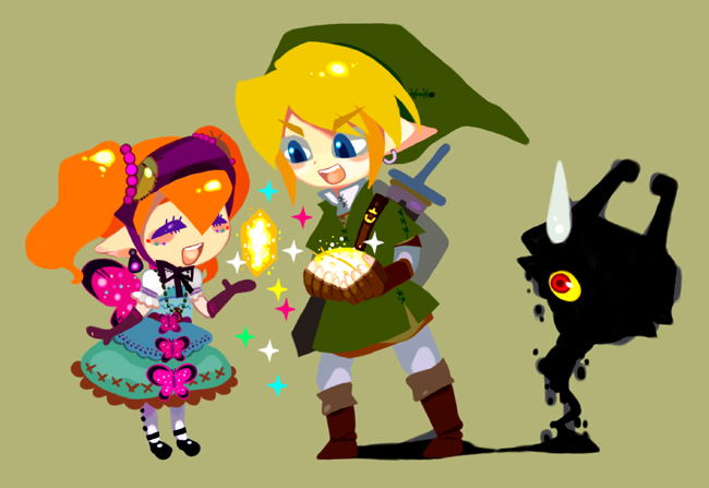 link, midna, and agitha (the legend of zelda and 1 more)