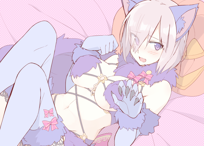 mash kyrielight (fate and 1 more) drawn by mobu