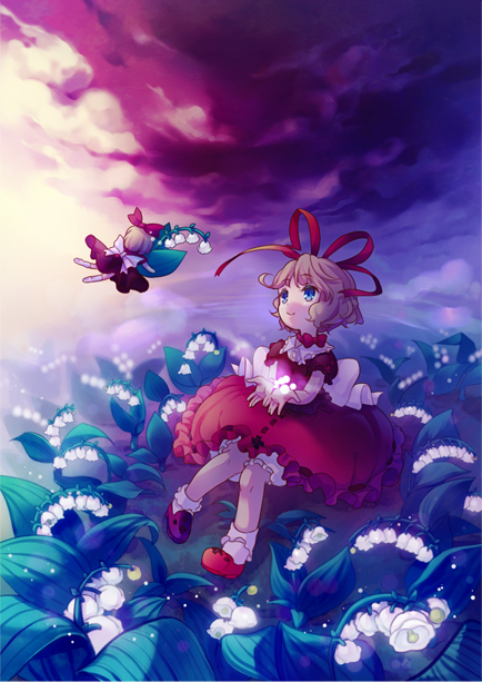 medicine melancholy and su-san (touhou) drawn by amo_(shibu3)