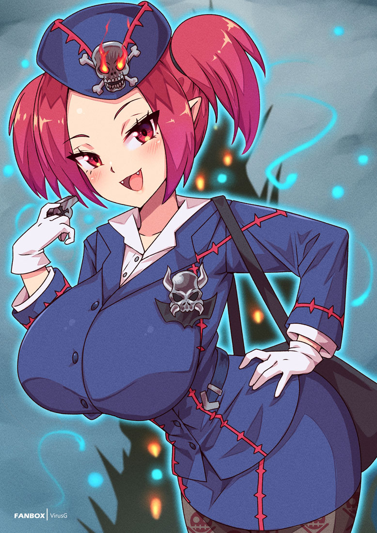 tour guide from the underworld and soul-absorbing bone tower (yu-gi-oh!) drawn by virus-g