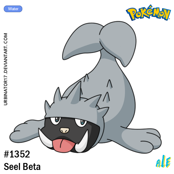 seel (pokemon and 1 more) drawn by urbinator17