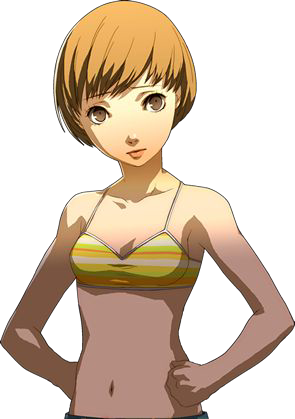 satonaka chie (persona and 1 more) drawn by soejima_shigenori