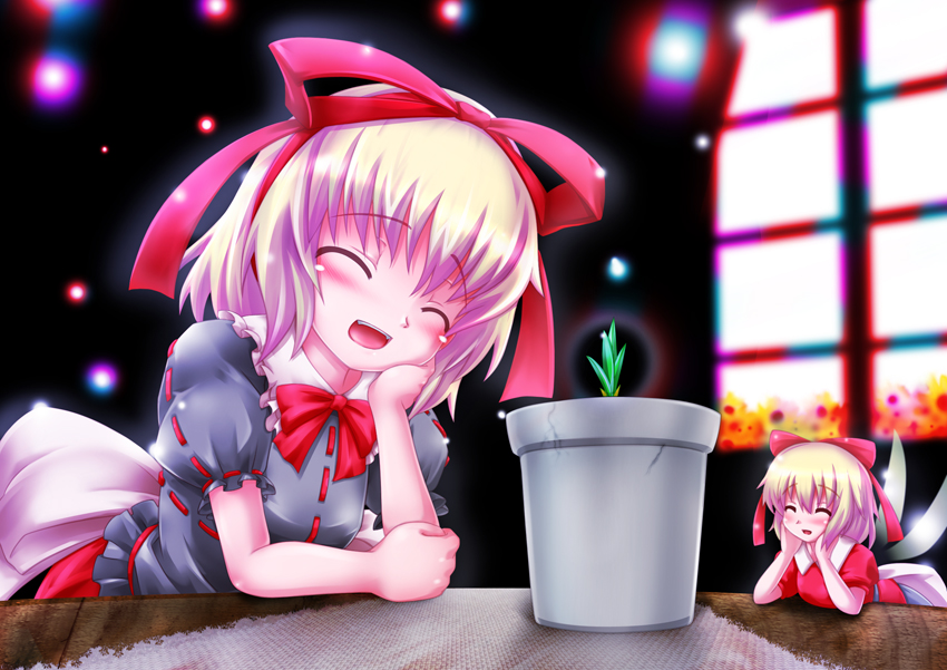 medicine melancholy and su-san (touhou) drawn by kemoyuri
