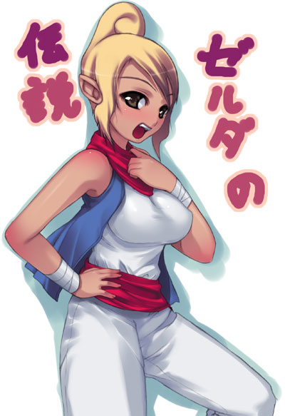tetra (the legend of zelda and 1 more) drawn by darabuchi