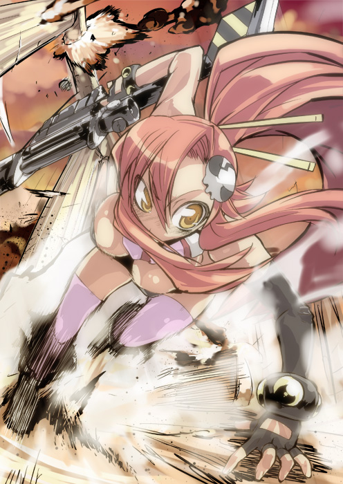 yoko littner (tengen toppa gurren lagann) drawn by hyocorou