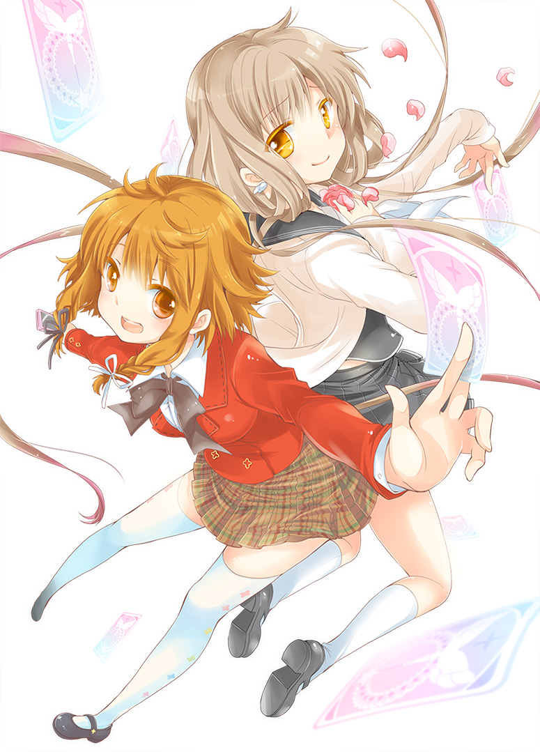 uno uzume and seishou komachi (fantasista doll) drawn by mekimeki