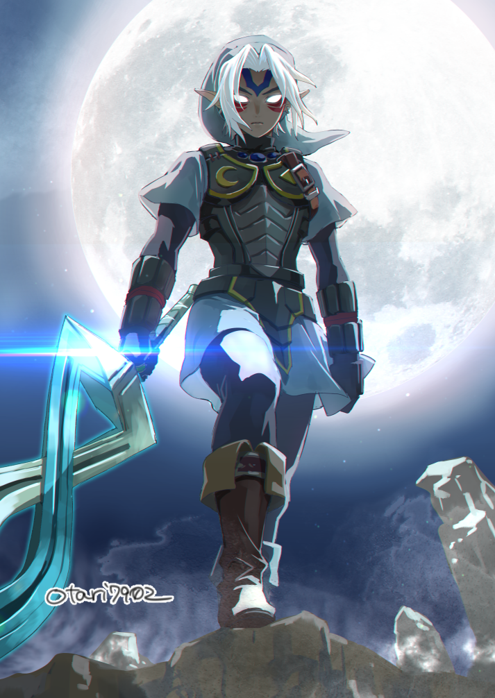 link and fierce deity (the legend of zelda and 2 more) drawn by indesign