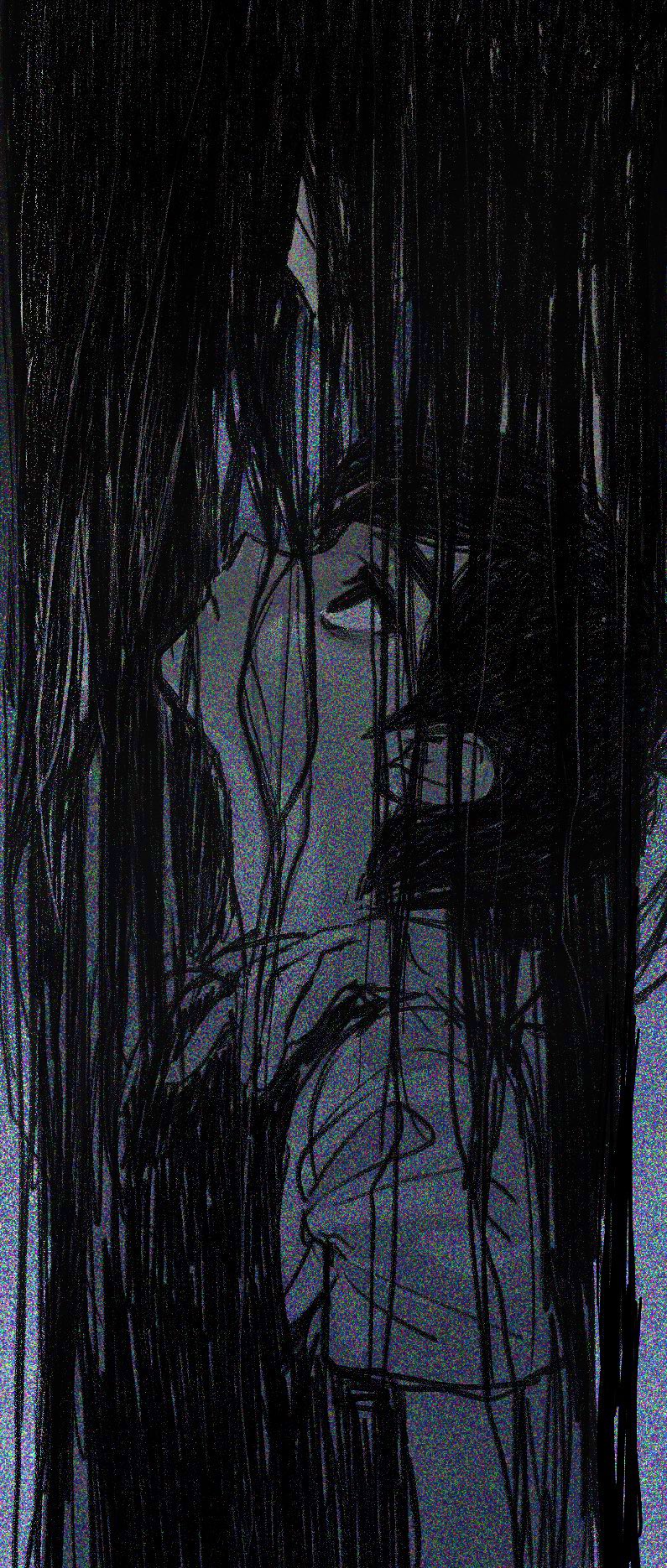 omori and mari (omori) drawn by thxzmgn