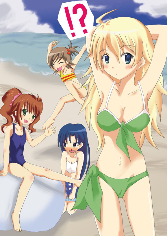 hoshii miki, kisaragi chihaya, takatsuki yayoi, and futami mami (idolmaster and 1 more) drawn by massala
