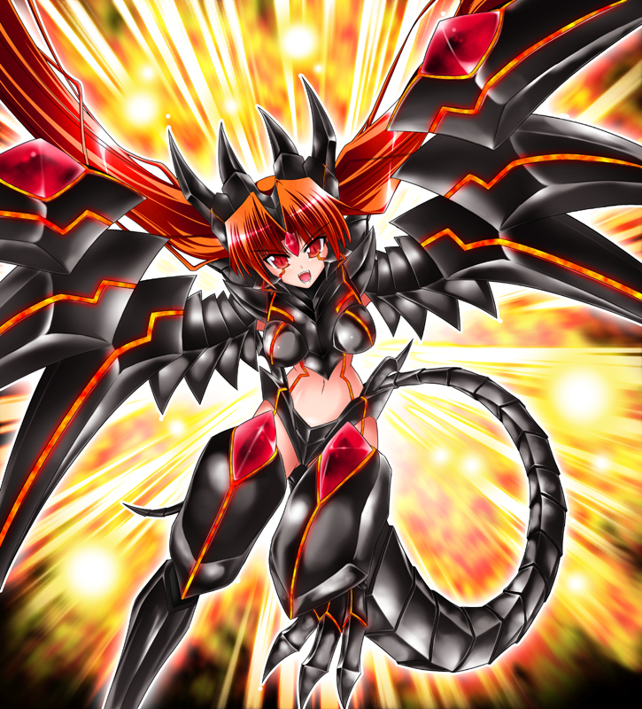 red-eyes darkness metal dragon (yu-gi-oh!) drawn by bunji | Danbooru