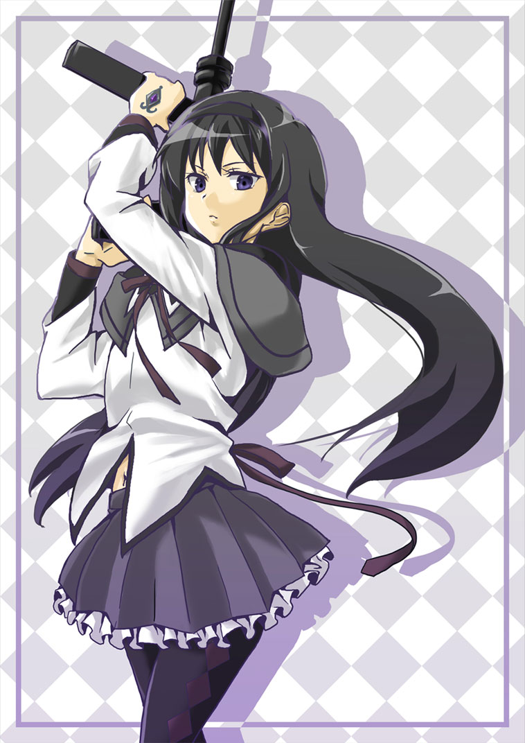 akemi homura (mahou shoujo madoka magica and 1 more) drawn by ikuwataru_nagomi