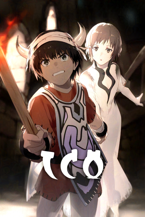 yorda and ico (ico) drawn by echo_(circa)