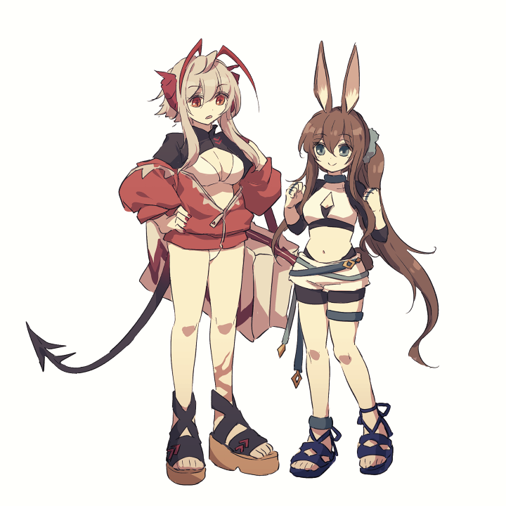 amiya, w, and wis'adel (arknights) drawn by lari_lab