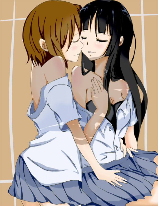 akiyama mio and tainaka ritsu (k-on!) drawn by kanonka