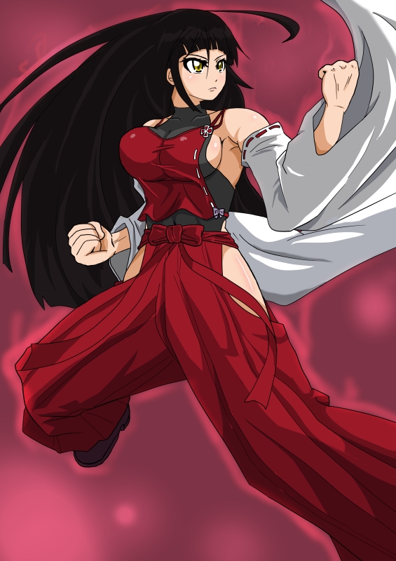 sendai hakurei no miko (original and 2 more) drawn by ababababa_(uoft-h7tk0)
