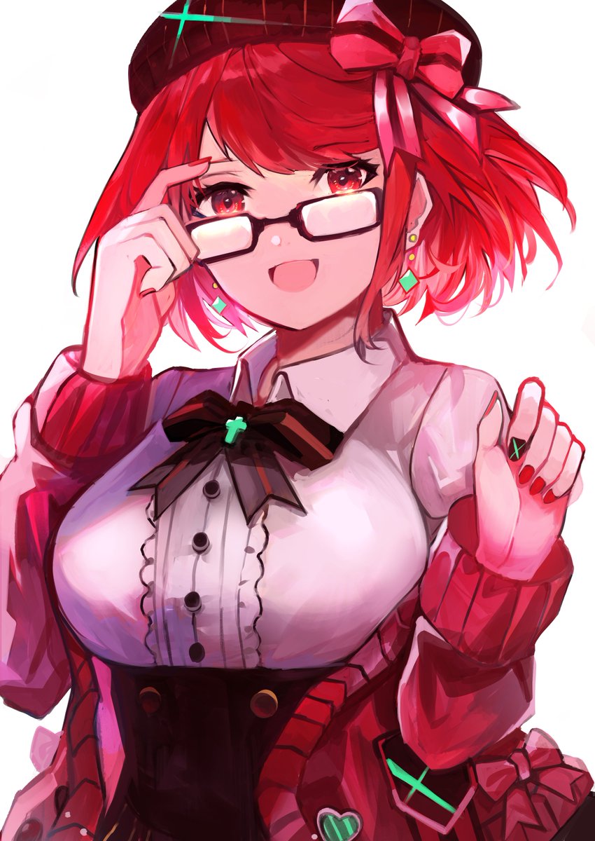 pyra and suzuhara lulu (nijisanji and 2 more) drawn by tarbo_(exxxpiation)