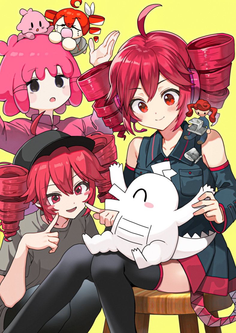 kasane teto (utau and 6 more) drawn by nishizawa