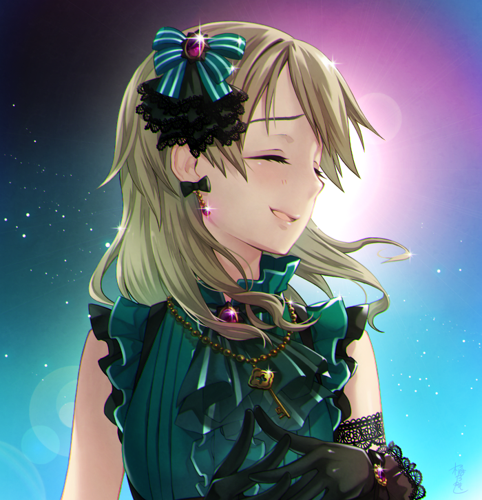 morikubo nono (idolmaster and 2 more) drawn by okeno_kamoku