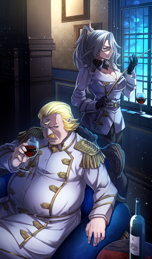 celenike icecolle yggdmillennia and gordes musik yggdmillennia (fate and 2 more) drawn by ohara_hiroki