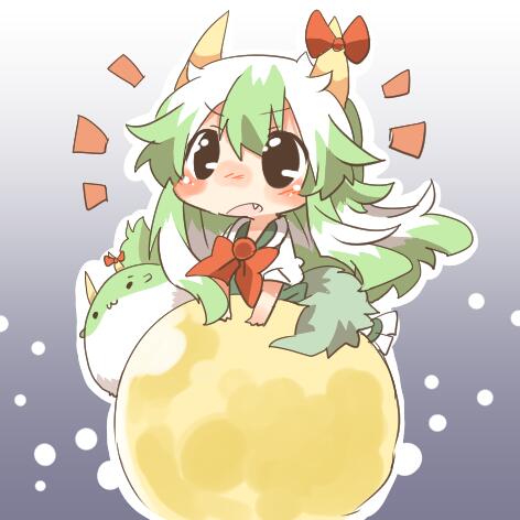 kamishirasawa keine and ex-keine (touhou) drawn by rebecca_(keinelove)