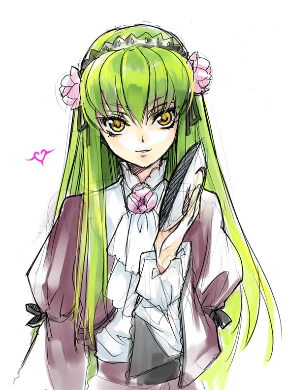 c.c. and queen of nightmare (code geass and 2 more) drawn by creayus