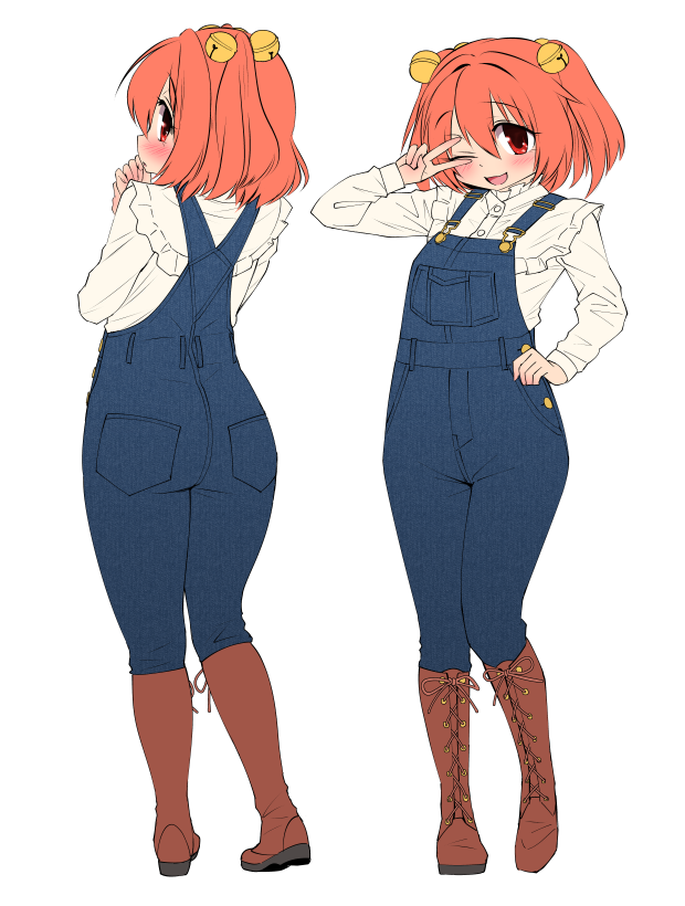 motoori kosuzu (original and 1 more) drawn by shimizu_pem