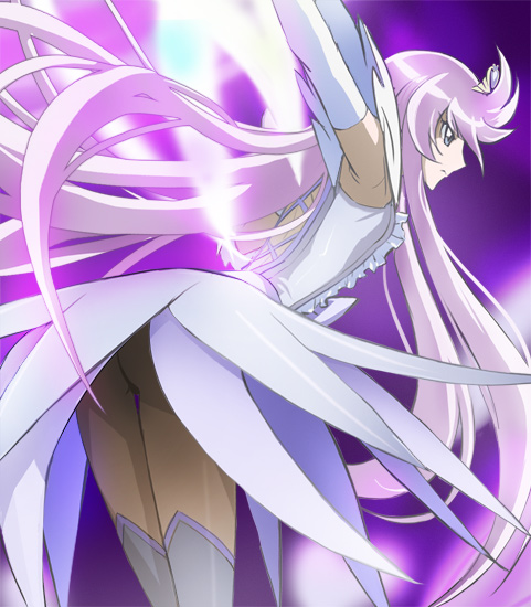 tsukikage yuri and cure moonlight (precure and 1 more) drawn by haruyama_kazunori