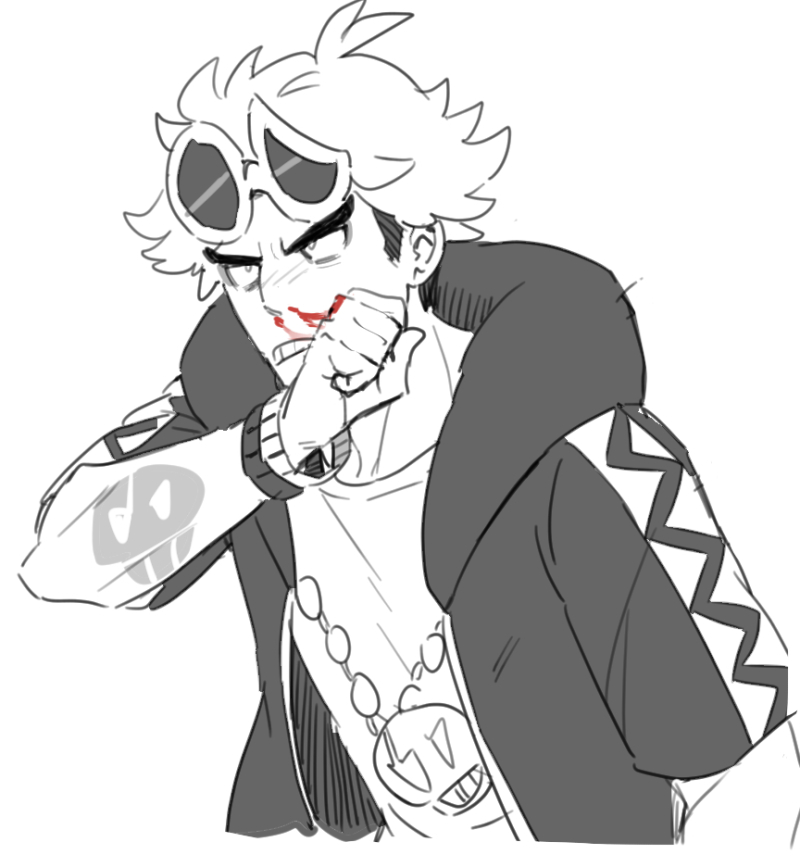 guzma (pokemon and 1 more) drawn by dede_(qwea_00000)