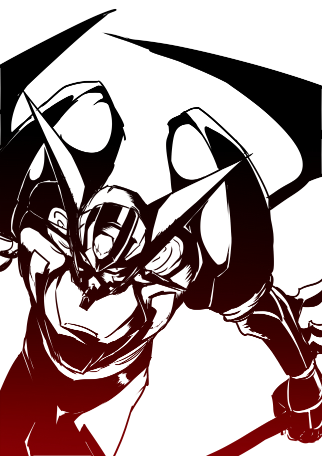 shin getter-1 (getter robo and 1 more) drawn by kamen_no_hito