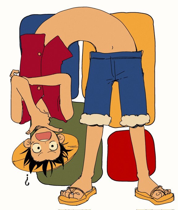 monkey d. luffy (one piece) drawn by onno_ll