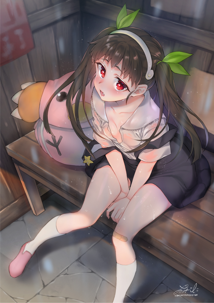 hachikuji mayoi (monogatari and 1 more) drawn by yakubeni