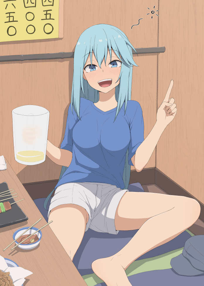 aqua (kono subarashii sekai ni shukufuku wo!) drawn by salpin