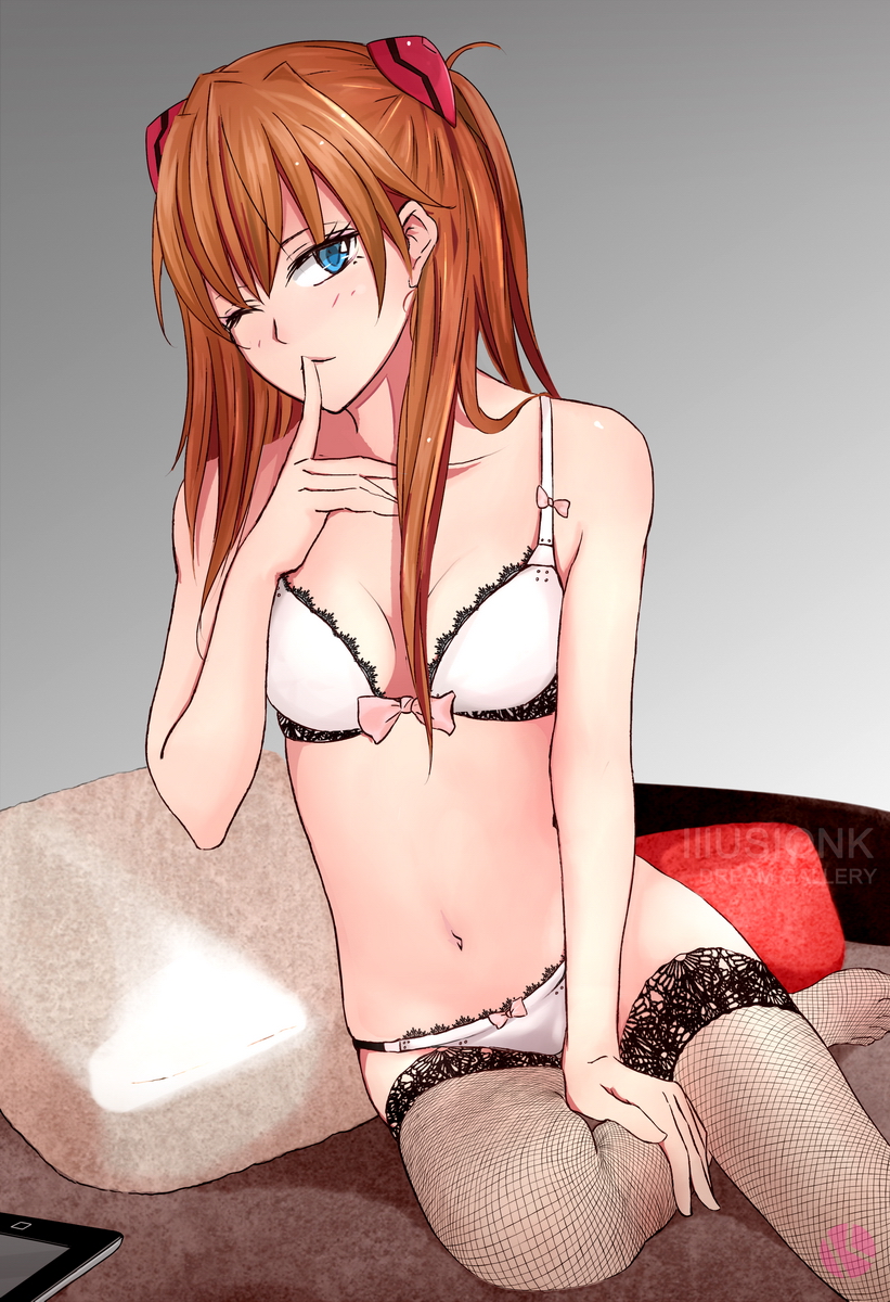 souryuu asuka langley (neon genesis evangelion) drawn by illusionk