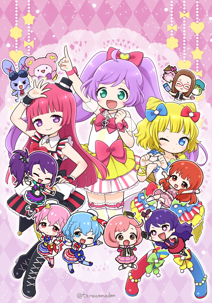 manaka laala, minami mirei, reona west, dorothy west, toudou shion, and 7 more (pretty series and 5 more) drawn by terayamaden