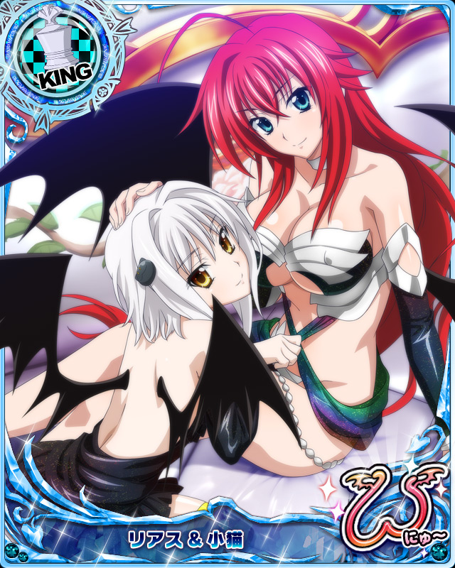 rias gremory and toujou koneko (high school dxd and 1 more)