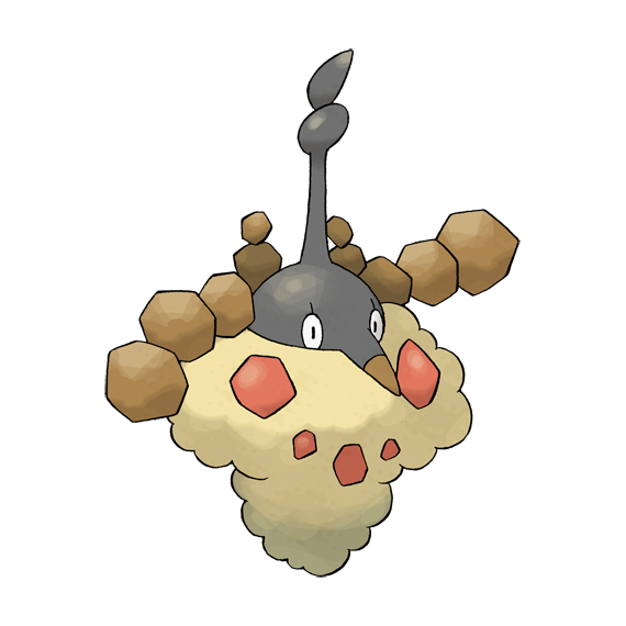wormadam (pokemon and 1 more) drawn by sugimori_ken