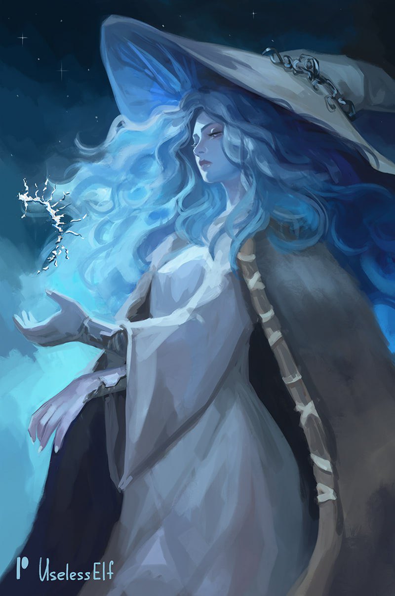 ranni the witch (elden ring) drawn by useless_elf