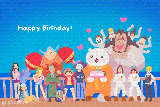 nami, monkey d. luffy, nico robin, roronoa zoro, sanji, and 12 more (one piece) drawn by pikaole