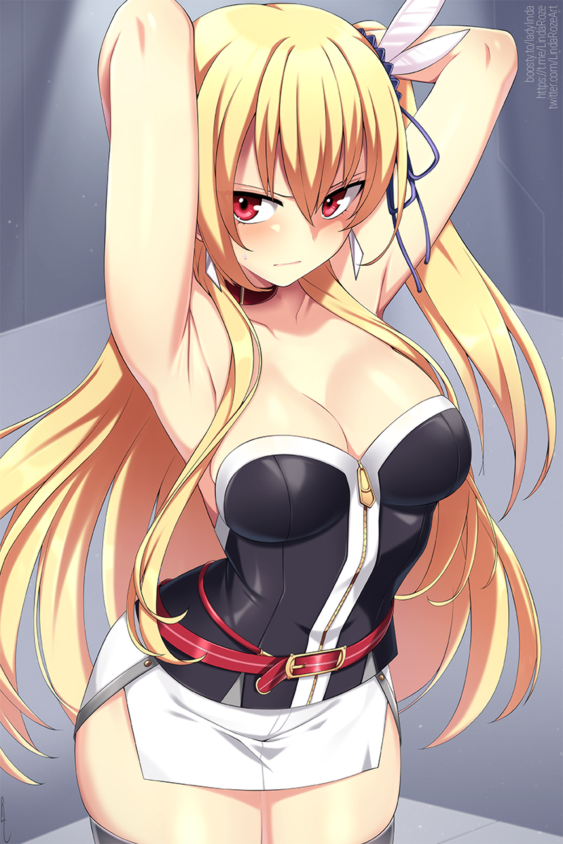 alisa reinford (eiyuu densetsu and 2 more) drawn by lindaroze