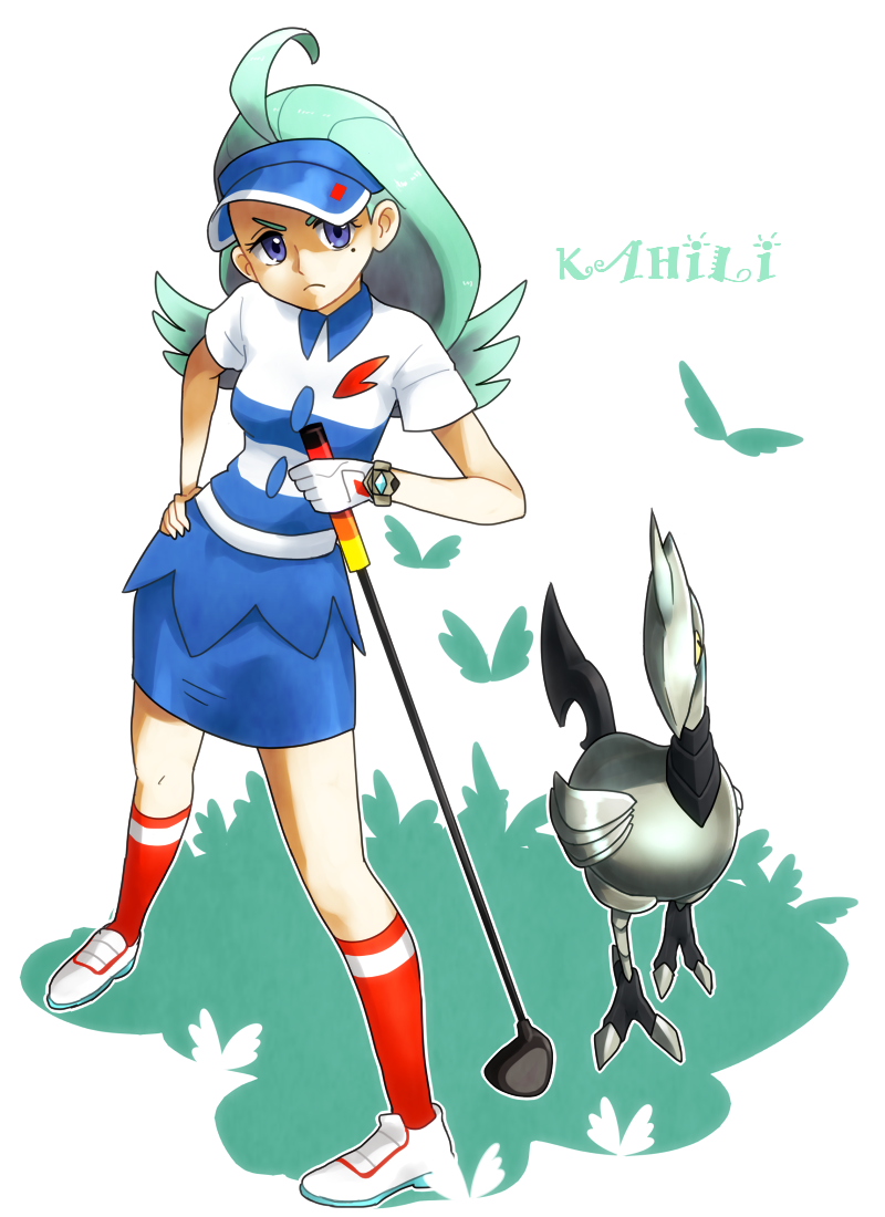 skarmory and kahili (pokemon and 1 more) drawn by iwanashi