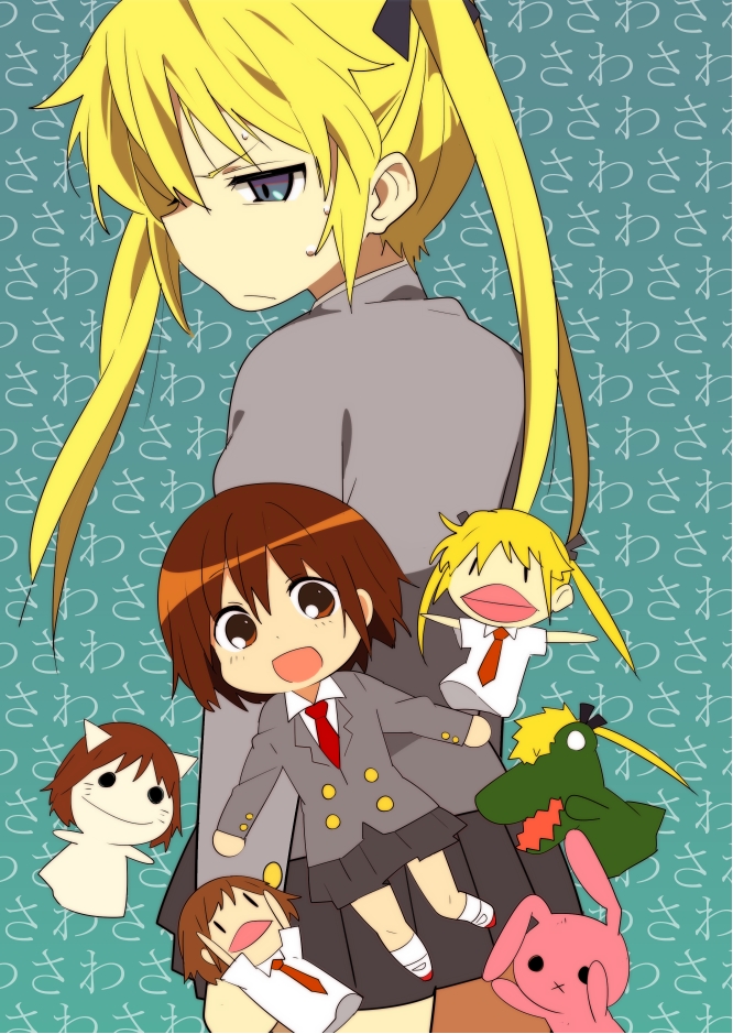 sonya and oribe yasuna (kill me baby) drawn by tariho_(robotanime)