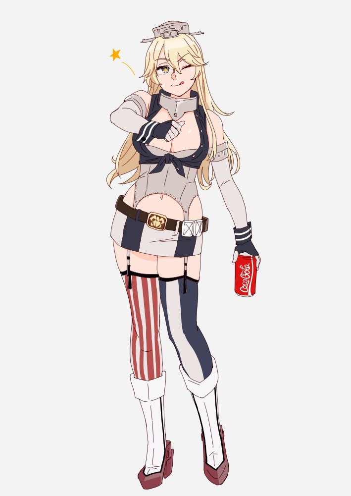 iowa (kantai collection and 1 more) drawn by ojipon
