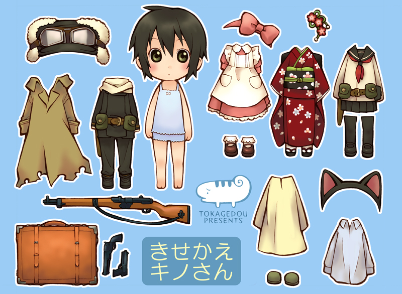 kino (kino no tabi and 1 more) drawn by ari-ko
